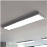 Pannello LED (295x1195x8mm) KIT incl. cornice per montaggio superficiale 36W 4000K Bianco neutro