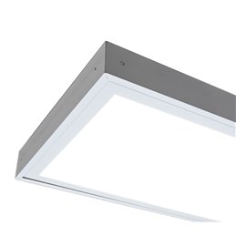 LED paneel (295x1195x8mm) KIT incl. opbouwframe 36W 4000K Neutraal wit