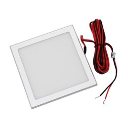Set of 3 LED Panel mini ultra flat 3.5W 3000K with radio LED power supply and remote control