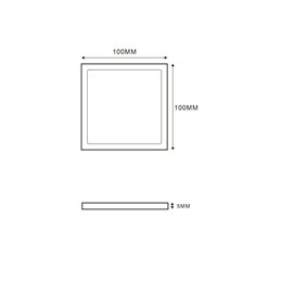 Mini LED Panel Under-Cabinet 12VDC / 3,5W / 3000K Extra Flat