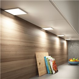 Mini LED panel under-cabinet luminaire 12VDC / 7.5W / 100x200x5mm