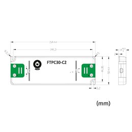 Fuente de alimentación LED de tensión constante, 30 W, 24 V CC, 1,25 A