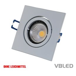 VBLED - LED-Lampe, LED-Treiber, Dimmer online beim Hersteller kaufen|LED Einbaurahmen aus Aluminium - weiß - eckig - glänzend - schwenkbar