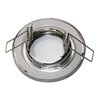 LED mounting frame IP44- metal - Ø68mm - silver - round - NOT swivelling