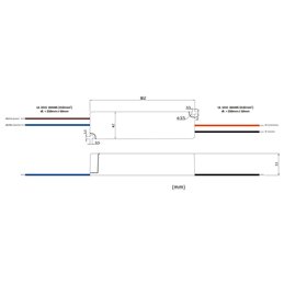 Fuente de alimentación de voltaje constante LED 72W 24V CC