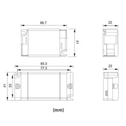 Alimentazione LED a corrente costante Triac dimmerabile 15W 350mA 24-42VDC