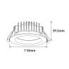 10W LED inbouwarmaturen kleurtemperatuur 2700-4000-5700K IP54 snede Ø90mm dimbaar