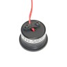 1W LED Mini Inbouwspot - "FOCOS" Minispot - 12V DC - IP44 - 3000K - Zwenkbaar - Zwart