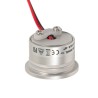 1W LED Mini Inbouwspot - "FOCOS" Minispot - 12V DC - IP20 - 3000K - Zwenkbaar - Zilver