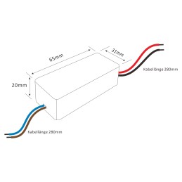 VBLED - LED-Lampe, LED-Treiber, Dimmer online beim Hersteller kaufen|LED Netzteil Konstantspannung / 12V DC / 6W IP67 Wasserdicht