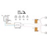 Controlador LED de tensión constante 12VDC 6W atenuación en 3 pasos 10%-50%-100