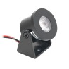 1W Mini LED Foco de superficie "Alyana" negro 3VDC 350mA 3000K