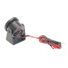 1W Mini LED Foco de superficie "Alyana" negro 3VDC 350mA 3000K