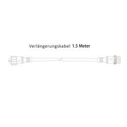 RGBW CABLE Extension Cable 5X0,35MM² 1.5Meter