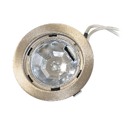 Furniture recessed luminaire brushed stainless steel 12V G4 Max 20W without bulb