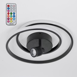 LED Plafondlamp Doculus 2-vlam 35W RGB+WW met IR Afstandsbediening