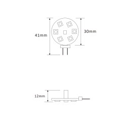 Bombilla LED RGB+WW de Pin - G4 - 0.4W