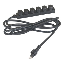 1.5m extension cable 12V for outdoor use with a female plug