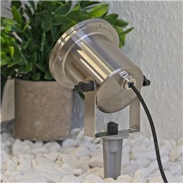 Garden Spotlight Garden Pond Light 12V, Stainless Steel IP68