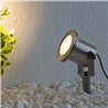 Foco de jardín LED Luz de estanque de jardín 12V, acero inoxidable IP68 con bombilla MR16 5W