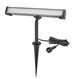 Gartus® LED Faretto con picchetto di terra orientabile 12VAC/DC 5,5W 3000K