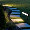 Set van 3 LED tuinspots, draaibaar met grondspies 12VAC/DC 5,5W 3000K