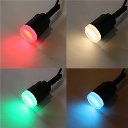 Set di 3 luci da giardino RGB+W LED 1W 12V AC IP65