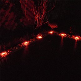 Set di 3 luci da giardino RGB+W LED 1W 12V AC IP65