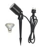 Faretto da giardino "Werios" 230V AC con lampadina LED GU10 5W 3000K IP65