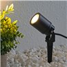 Faretto da giardino "Werios" 230V AC con lampadina LED GU10 5W 3000K IP65