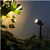 Faretto da giardino con lampadina LED sostituibile Nero 12V AC/DC 6W 3000K Bianco caldo