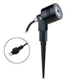 LED Tuinspot "Flavius" 3W 3000K 12V Zilver