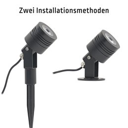 VBLED - LED-Lampe, LED-Treiber, Dimmer online beim Hersteller kaufen|GARTUS LED RGB+W Gartenstrahler 10W 12V IP65