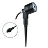 Gartus® RGB+W Faretto da giardino 10W 12V Plug&Play Set di 3 con trasformatore